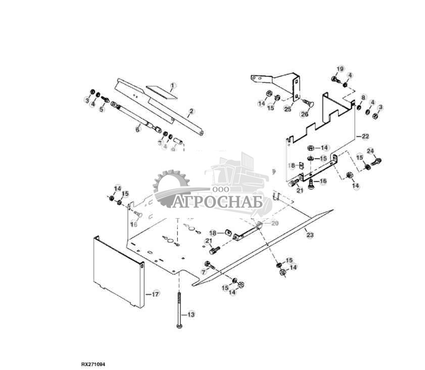 ПРАВАЯ ПЛАТФОРМА ТОПЛИВНОГО БАКА И ОТСЕК АККУМУЛЯТОРОВ 